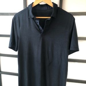 Lululemon Polo Shirt - Medium - Navy Blue